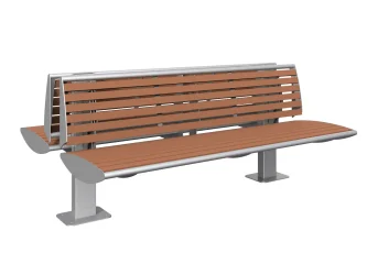 3 miestna lavica s operadlom, obojstranná