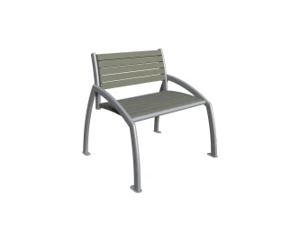 Madrid 1 miestna lavica s podrúčkami a operadlom