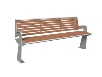 3 miestna  lavica s operadlom