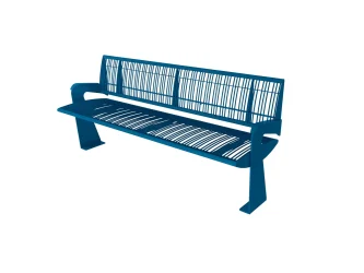 mrežovaná, 3 miestna, s operadlom