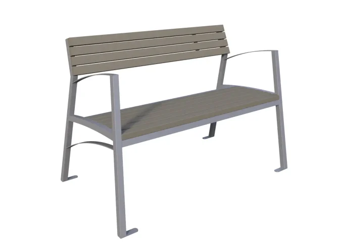 Valencia 2 miestna lavica s podrúčkami a operadlom