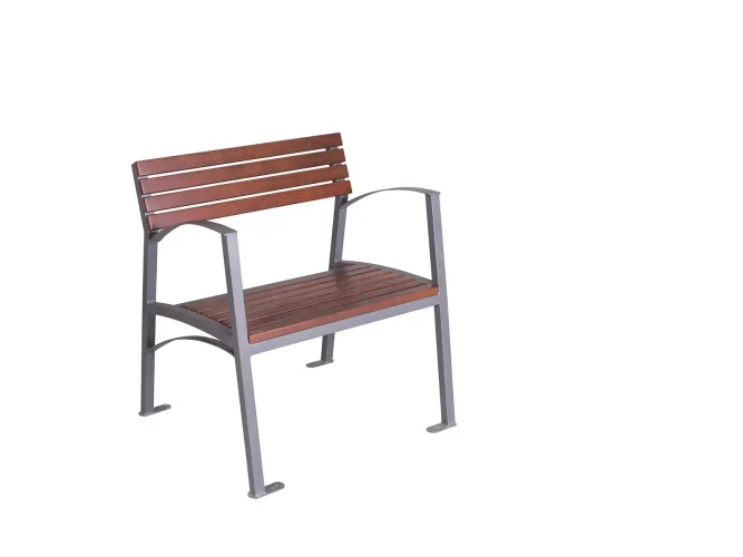 Valencia 1 miestna lavica s podrúčkami