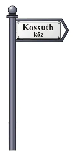 Malá tabuľa s názvom ulice