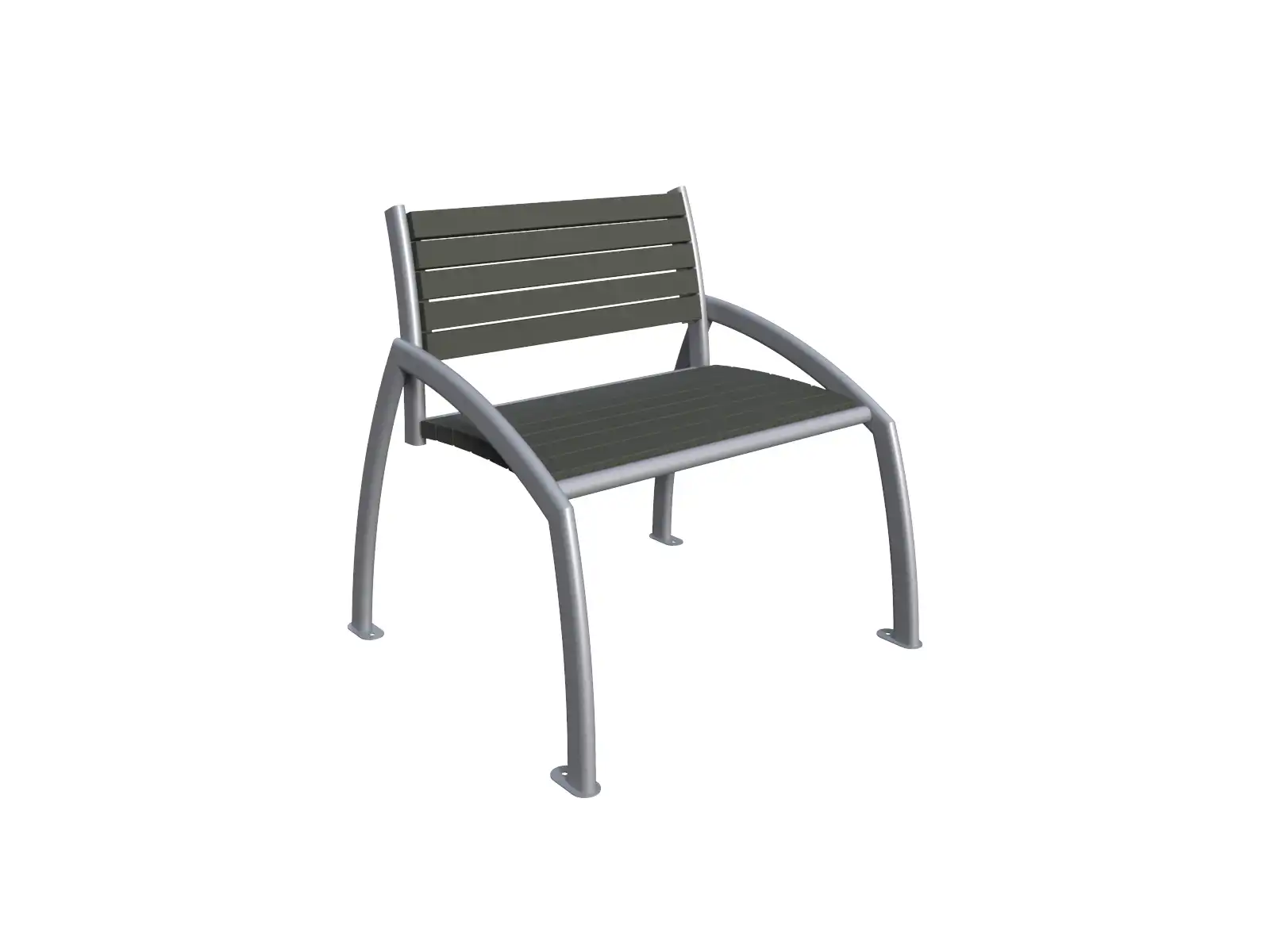 Madrid 1 miestna lavica s podrúčkami a operadlom