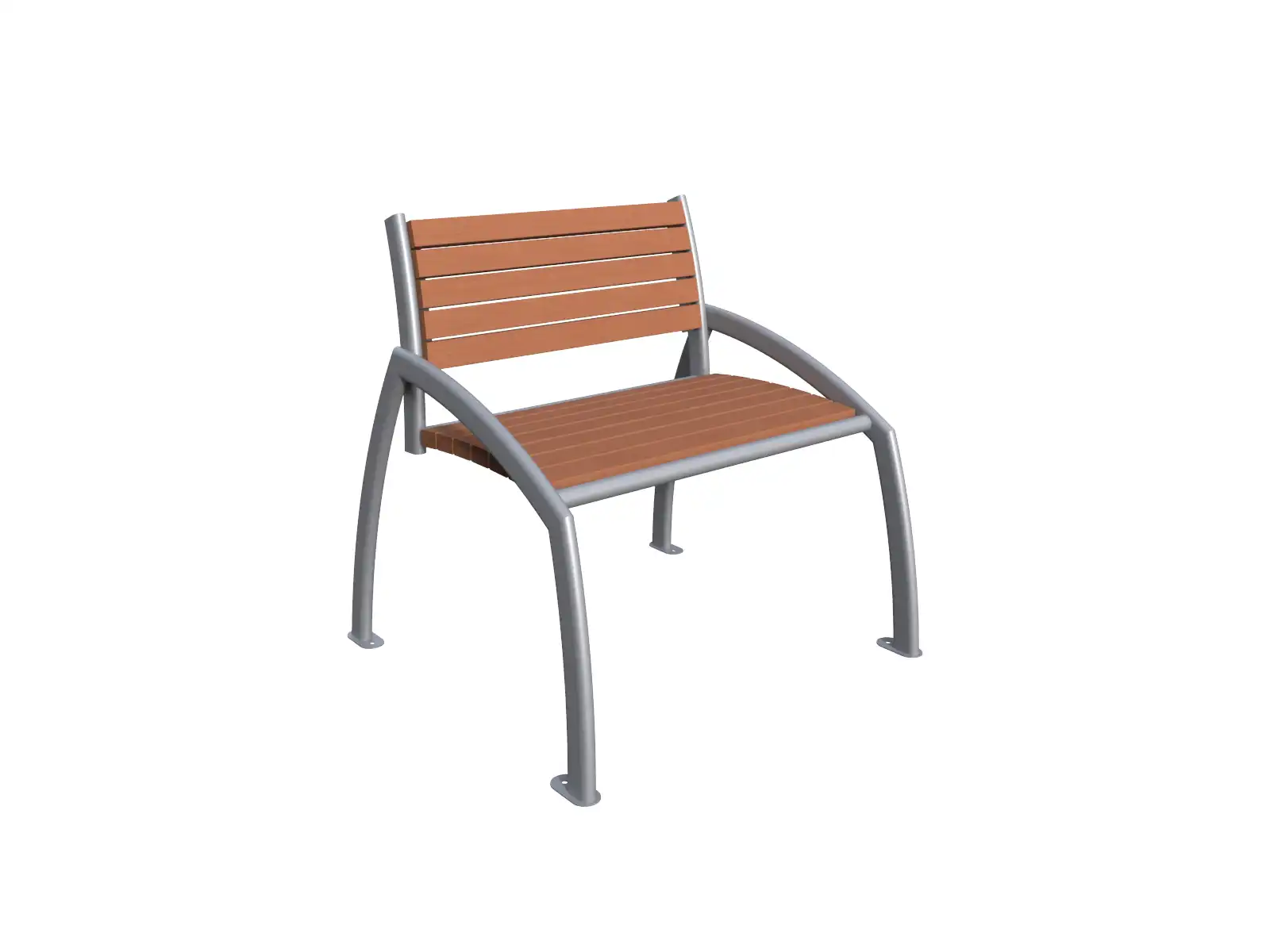 Madrid 1 miestna lavica s podrúčkami a operadlom