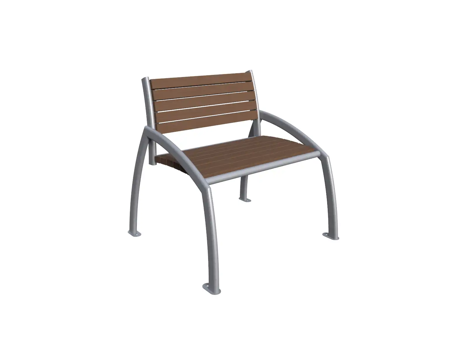 Madrid 1 miestna lavica s podrúčkami a operadlom