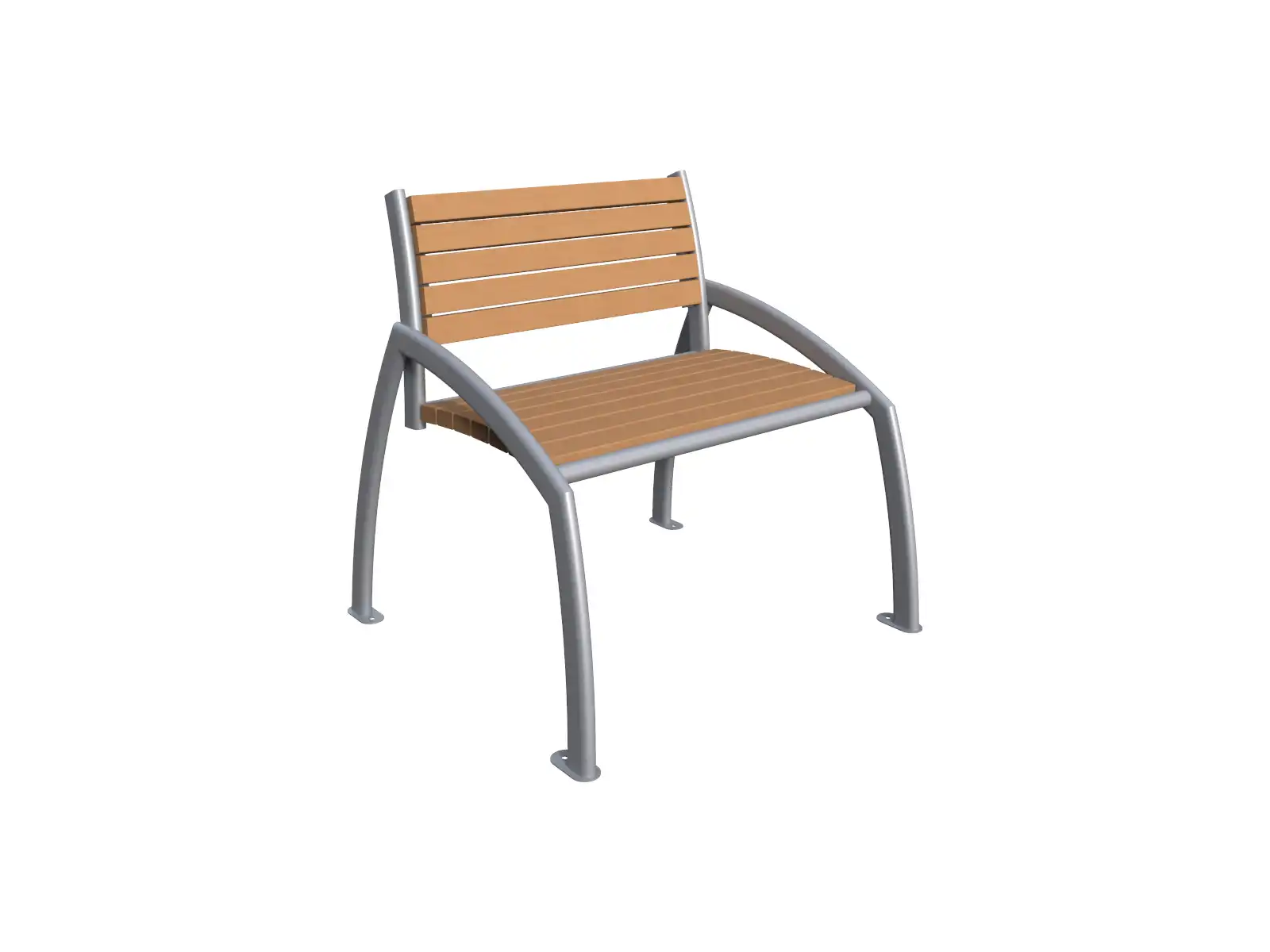 Madrid 1 miestna lavica s podrúčkami a operadlom