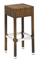 Polyratanová barová stolička