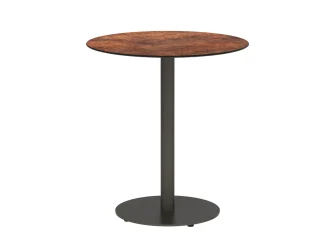 70 cm priemer, 76 cm výška, kompaktná doska