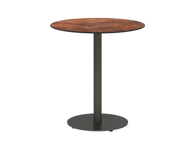 70 cm priemer, 76 cm výška, kompaktná doska