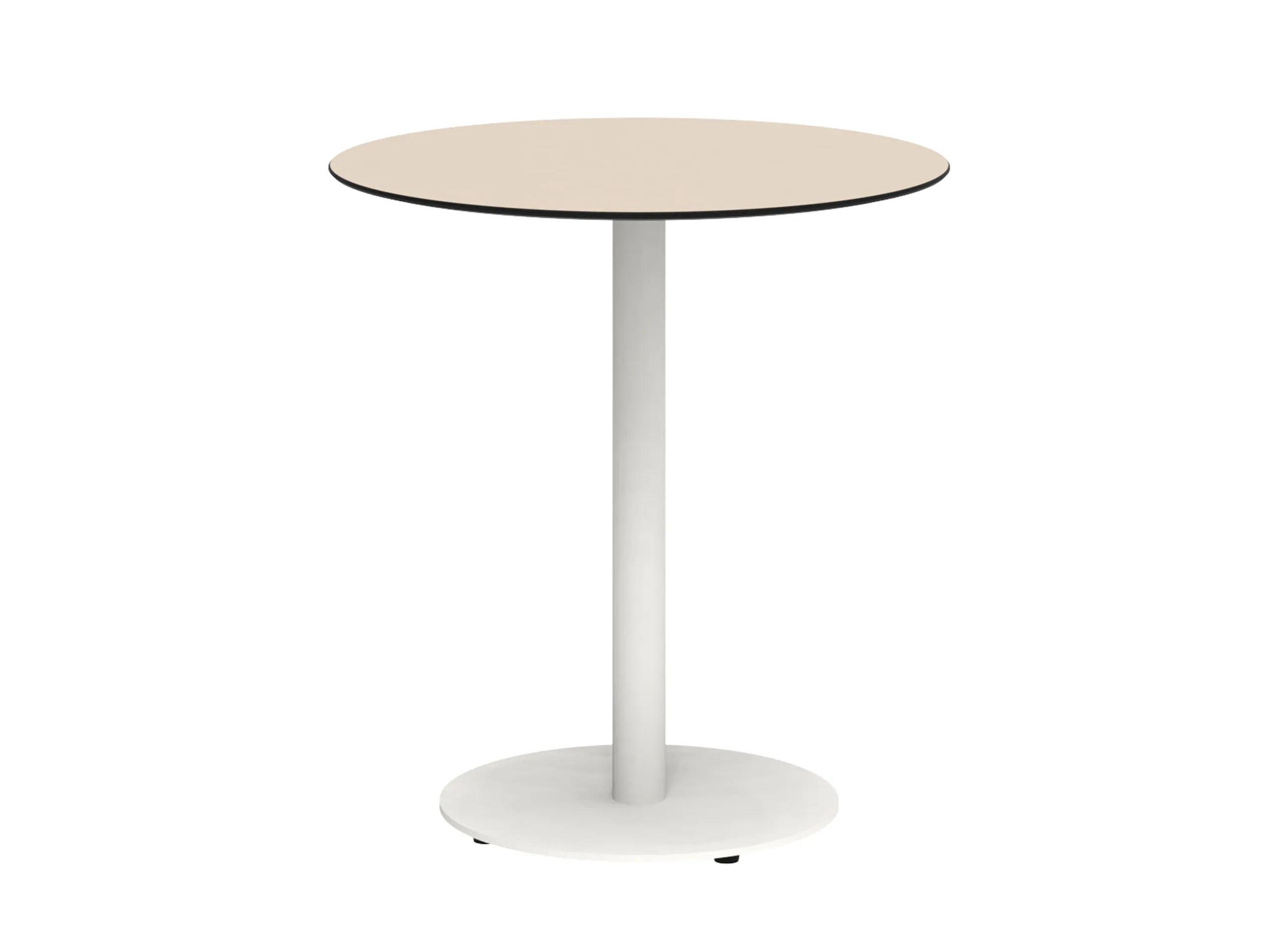 70 cm priemer, 76 cm výška, kompaktná doska