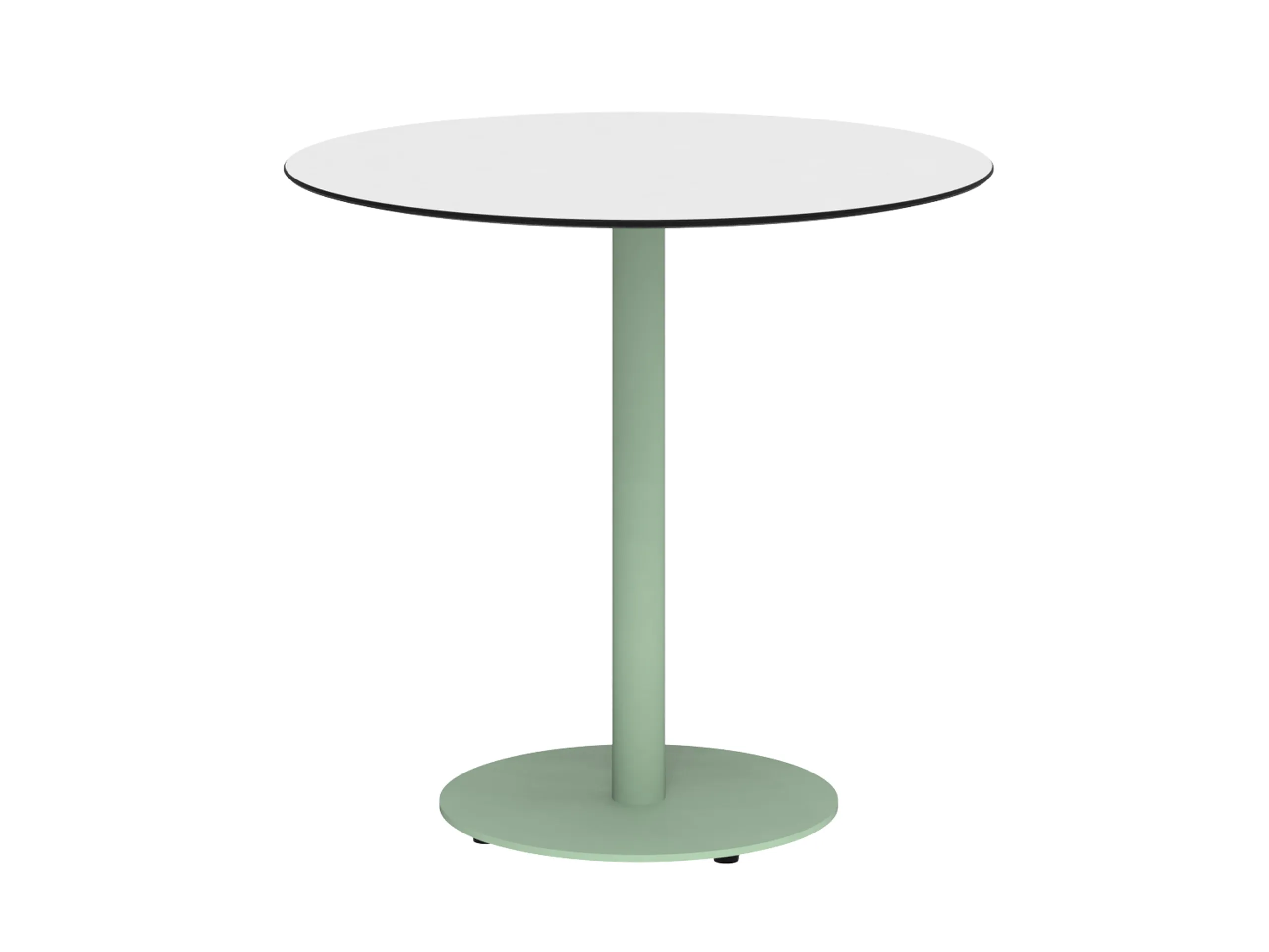 80 cm priemer, 76 cm výška, kompaktná doska