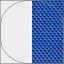 NA-Bianco konštrukcia – modré čalúnenie