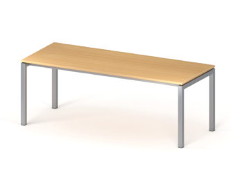 Písací stôl, 2000×800 mm, kovové nohy