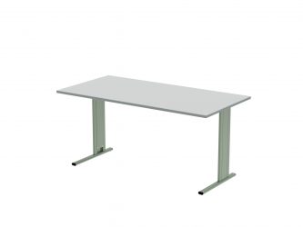 Písací stôl, 1600×800 mm, kovové nohy