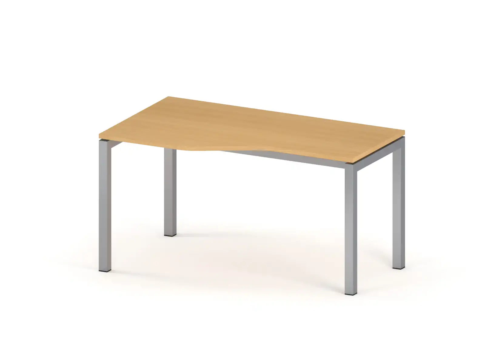140x80 cm, E-kovové nohy, zaoblený, ľavý