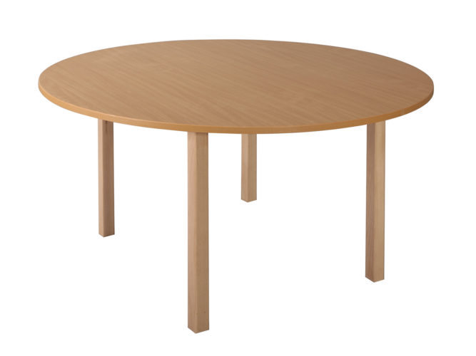 Rozprávkový stôl kruh, drevená konštrukcia - 120 cm