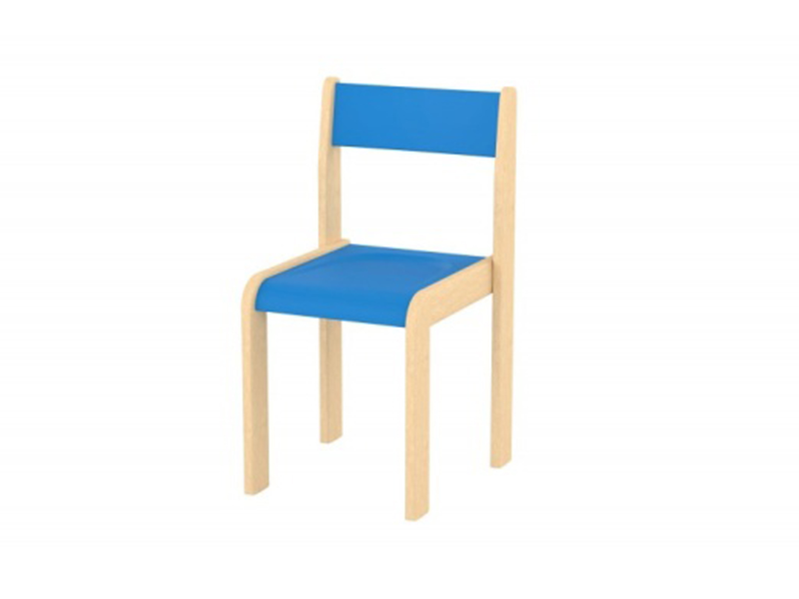 Lili drevená stolička