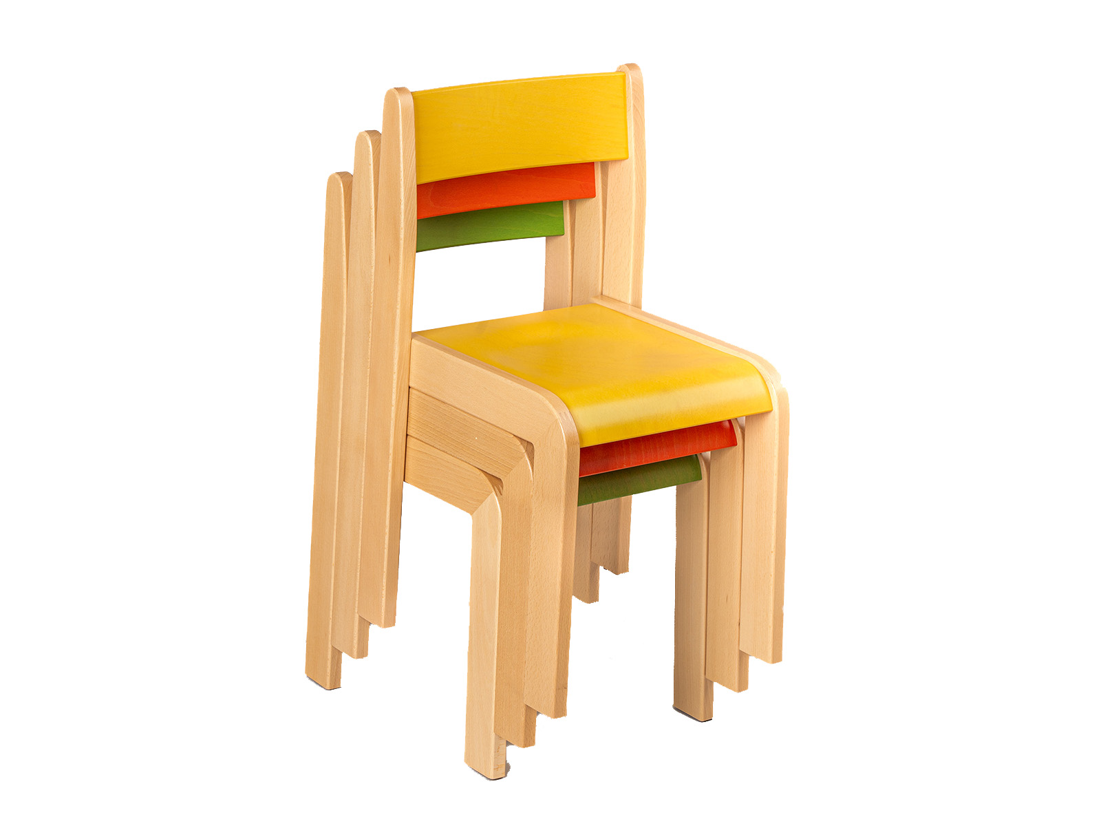 Lili drevená stolička