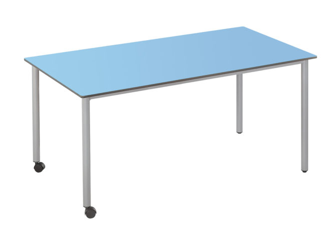 160x73 cm obdĺžnikový stôl, kolieska