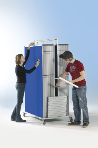 Prepravný vozík na 20 tabúľ